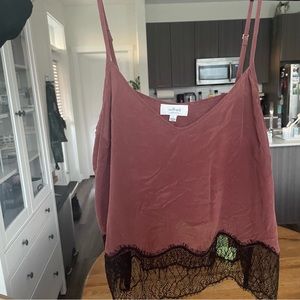 100% silk Wilfred Aritzia tank